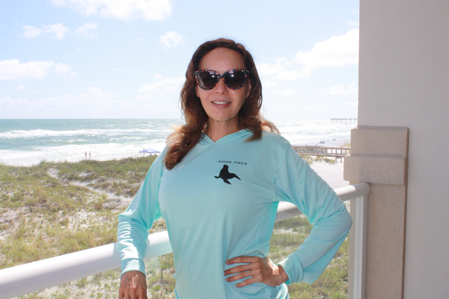 Unisex - Mode Foca Fishing Adult Long Sleeve Performance Hood