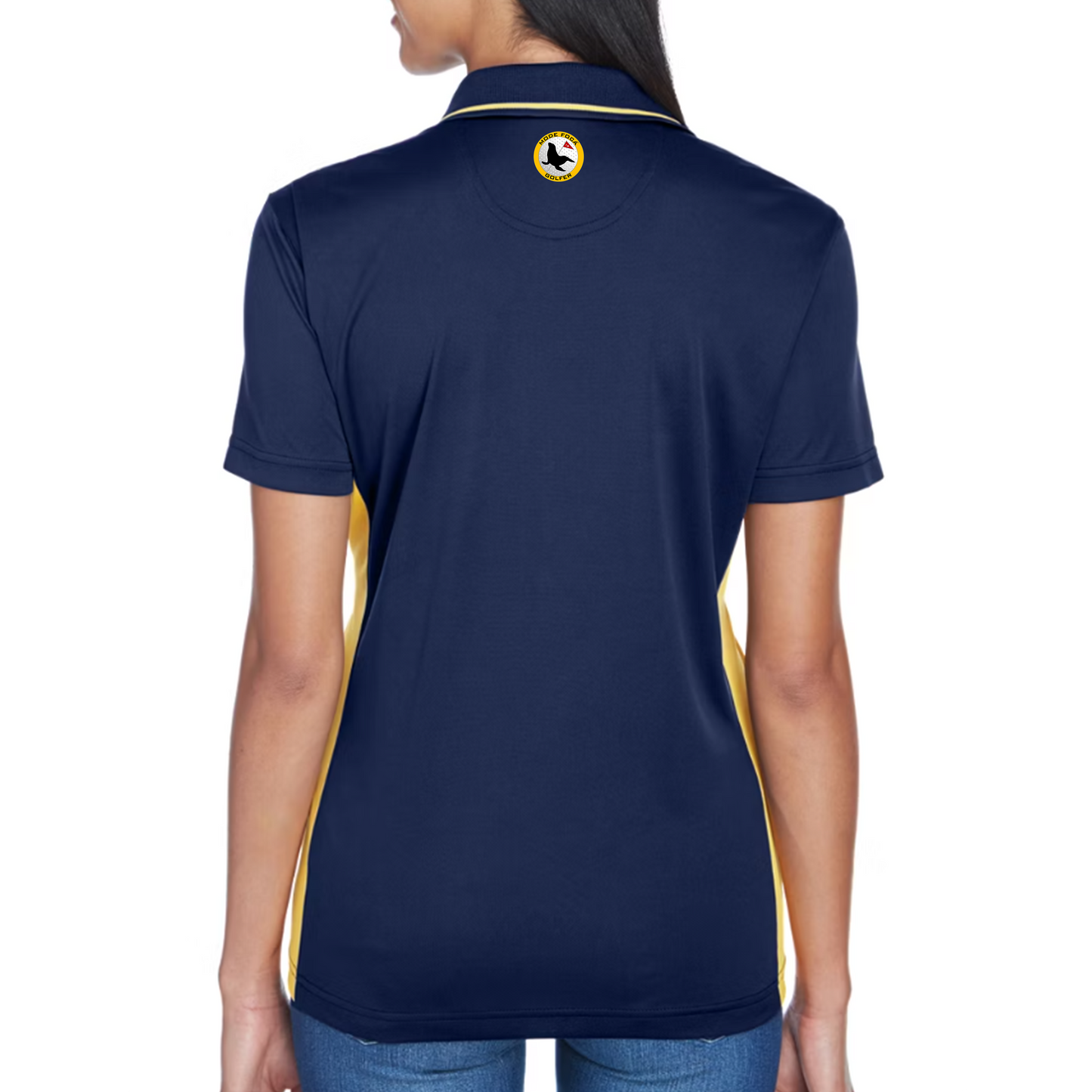 Ladies - Mode Foca Golfer Cool & Dry Sport Two-Tone Polo Shirt